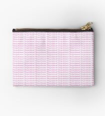 disappointed, pink font sticker Studio Pouch