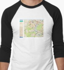 Sector West of Paris - RER - Train - Metro - Tram - France Men's Baseball ¾ T-Shirt