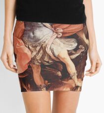Vintage Guido Reni Archangel Michael c1636 Mini Skirt