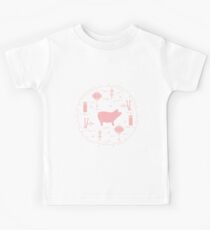 Happy New Year 2019 card. Chinese New Year symbols Kids Tee