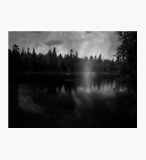 Ghost by the lake Photographic Print