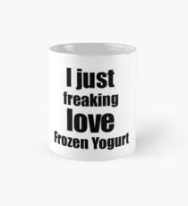 Frozen Yogurt Lover Gift I Love Dessert Funny Foodie Mug