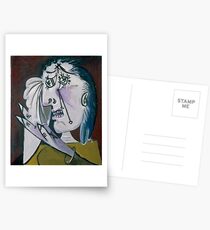 Pablo Picasso Weeping Woman, 1937 Artwork, Tshirts, Prints, Posters, Men, Women, Kids Postcards