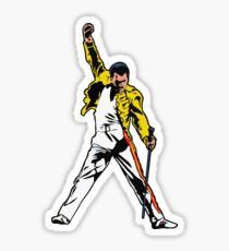 Pegatina Mr Mercury Iconic Pose, Obras de arte inolvidables, camisetas, pósters, estampados, hombres, mujeres, niños