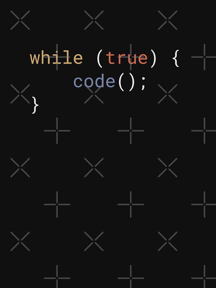 JavaScript - While True Code by developer-gifts