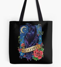 Nie wieder Rabe und Rolle Tote Bag