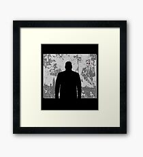 Devil in a snowstorm Framed Print