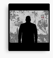 Devil in a snowstorm Canvas Print