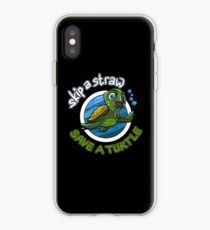 Turtles Protect seas from the plastic iPhone Case