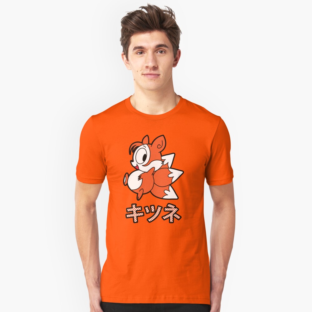 Kitsune Katakana Slim Fit T-Shirt