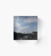 Big Sky In Cornwall Acrylic Block