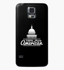 100% Pure American Proud Artwork USA Citizen Gift Case/Skin for Samsung Galaxy