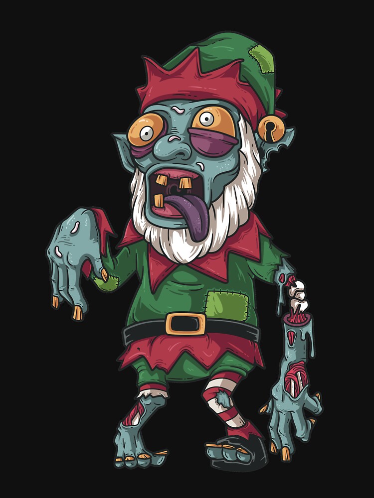 zombie christmas shirt