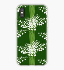 lily of the valley pattern iPhone Case