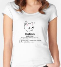 Camiseta entallada de cuello ancho Catión