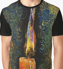 Candle Flame Graphic T-Shirt