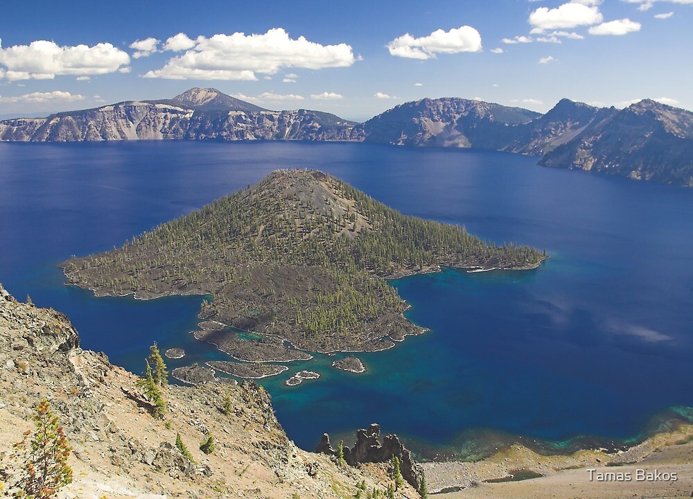 "Crater Lake" by Tamas Bakos | Redbubble