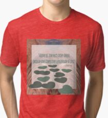 Above All Love Each Other Deeply by Cecile Grace Charles Tri-blend T-Shirt