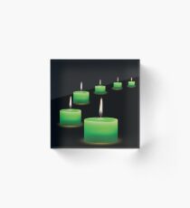 candles Acrylic Block