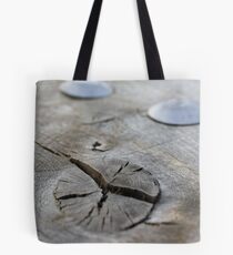Knot in Wood Tote Bag
