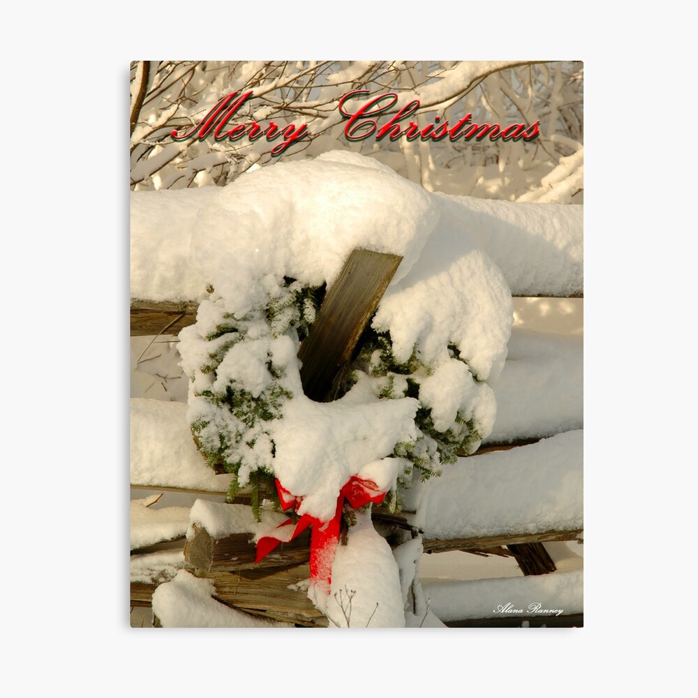 Merry Christmas Canvas Print