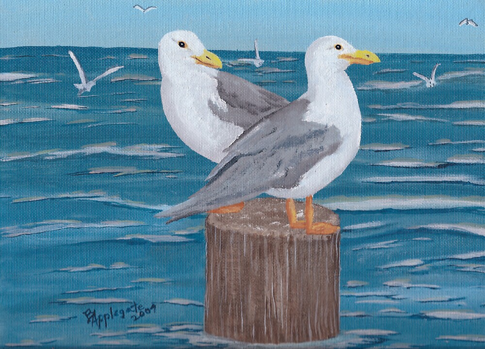 seagulls-oil-painting-by-barbara-applegate-redbubble