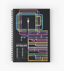 Religious Afterlife Map Spiral Notebook