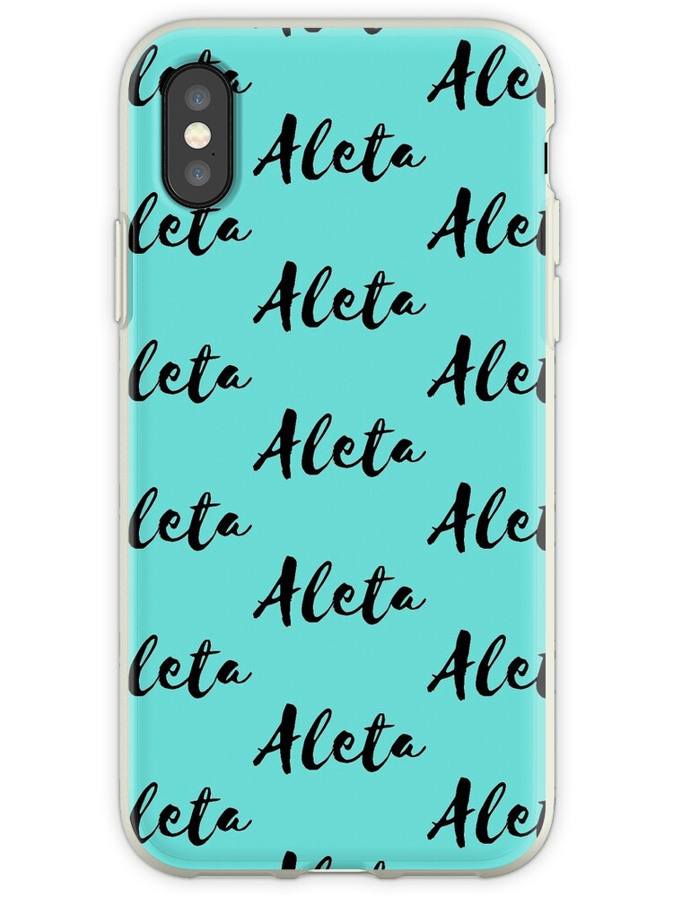 Mr Named iPhone 4s/4 Basic Black Collection. Aleta