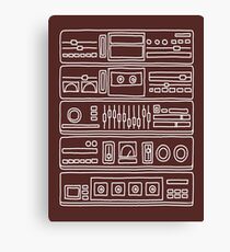 Stereo Components Canvas Print