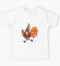 Running Rooster - El Gallo Corredor Kids Tee