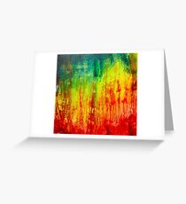 Smaug's Lair - colourful cave of the dragon Greeting Card