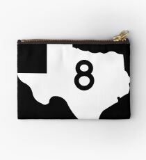 Texas Farm-to-Market Road FM 8 | United States Highway Shield Sign Studio Pouch