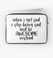 Be Awesome Instead Laptop Sleeve