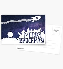 Merry Brucemas! Flying Overhead Postcards