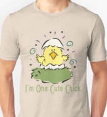 Easter Chick "I'm One Cute Chick" Unisex T-Shirt