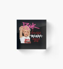 best pose pink beauty Acrylic Block