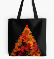 Autumn Christmas Tree Tote Bag