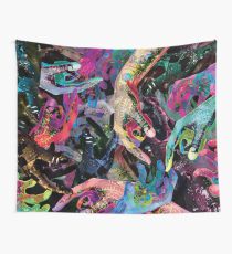 Viele Hände machen es trippy Wandbehang