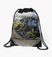 Illustration Valentino Art Drawstring Bag