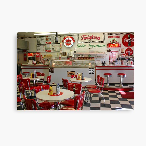 Twisters Soda Fountain Canvas Print