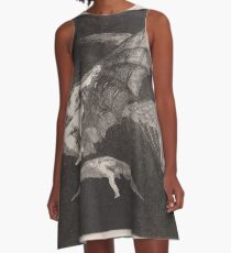 Francisco de Goya Modo de volar A Way of Flying A-Linien Kleid