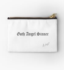 Goth Angel Sinner Design Studio Pouch