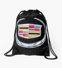 cadillac emblem Drawstring Bag