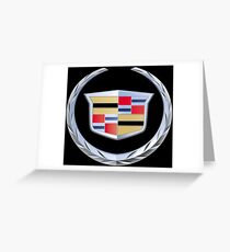 cadillac emblem Greeting Card