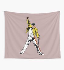 Mr Mercury Iconic Pose, Unforgettable Performance Artwork, Tshirts, Posters, Prints, Men, Women, Kids Wall Tapestry
