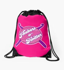 Hookers of Twitter Drawstring Bag