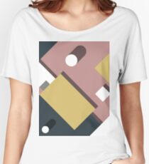 Color Blocks Shadow Women's Relaxed Fit T-Shirt