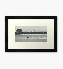 Wind energy is renewable Framed Print