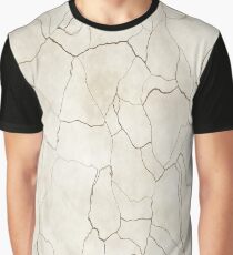 Abstract elegant brown ivory modern trendy marble Graphic T-Shirt