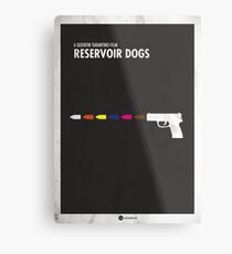 Reservoir Dogs Minimal Film Poster Metal Print